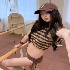 수피 여자 수영복 삼각 스몰 바캉스룩 비치웨어 JEN1