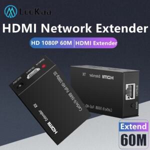 풀HD 1080P HDMI 네트워크 익스텐더  60M RJ45 to CAT5 LAN 플스호환 애플 호환 TV PC 노트북용