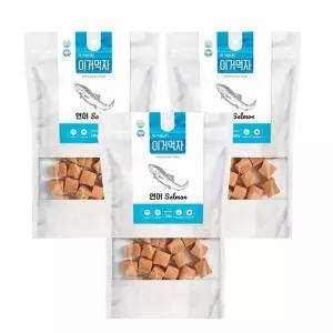 [NS홈쇼핑]이거먹자 큐브 연어 100g x 3개 강아지 수제간식[35934166]