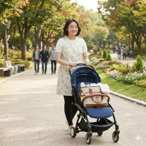 나와니스 X자형 사계절 7부 아기포대기 몽글프렌즈