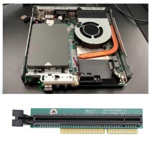 레노버호환 씽크센터 M920Q P330 01AJ902용 Tiny 4용 PCI E 그래픽 카드 어댑터
