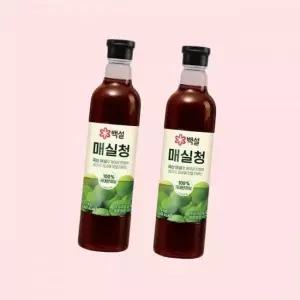 백설 CJ제일제당 매실청 1.025kg x2개 4716397