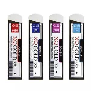 0.5mm샤프심 동아 샤프심 골드 12개입 펜슬 연필 필기구 0.5mm 1P