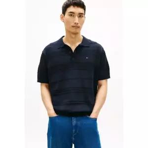 매장정품 타미힐피거 코튼 블렌드 폴로 셔츠 (T12G1KPN260MT2DW5) 260085