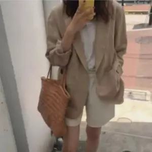 [텐바이텐][홍은]오피스룩 여름 린넨 여성 마이 카라 자켓