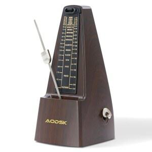 AODSK 기계 메트로놈, 브라운 - 피아노, 기타, 바이올린, 드럼을 위한 유니버설 템포 도구