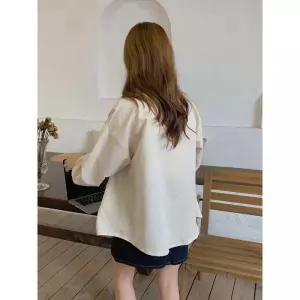 피로달 여성 캐주얼 린넨마 자켓 빅 포켓 카고풍 린넨 재킷 코트 HO1