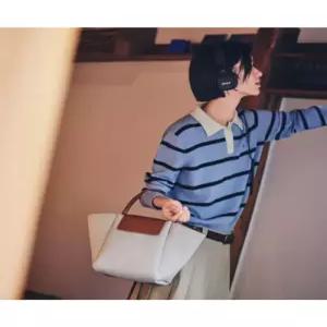 빈폴 액세서리 Less Bag 1 미디엄 캔버스 토트백 아이보리 BE58D3M800