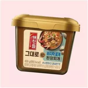 씨제이 해찬들 그대로 끓여먹는된장찌개(시원한 바지 팬츠 하의락과 게) 4508801
