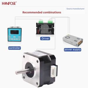 2상 4선 NEMA17 17HS2408S 스테퍼 전동 2.15V 1.3A 3D 자동화 장비 제조업체 직접
