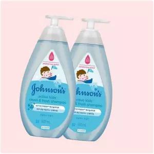 존슨즈 액티브 프레시 샴푸 500ml x2+(증)베이비오일125ml 4668109