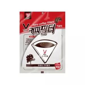[골드스마일]여과지 커피필터 40매 커피용품 고급펄프 커피여과지