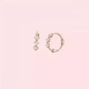 로이드 ( )로이드 데일리 트리플 큐빅 14K 미니 귀걸이 피어싱 이어링 악세서리 LOFH2007G 4581963