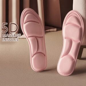 신발 용 5D 마사지 메모리 폼 안창 발  쿠션 스포츠 러닝 정형