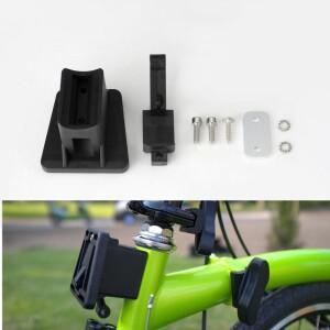 Brompton 접이식 자전거 전면 캐리어 블록 PVC 플라스틱 전면화워터 랙 기본 액세서리
