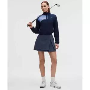 매장정품 LULULEMON 워터 리펠런트 플리티드 하이라이즈 골프 스커트 CLBL LW8AT0S-068578 296886
