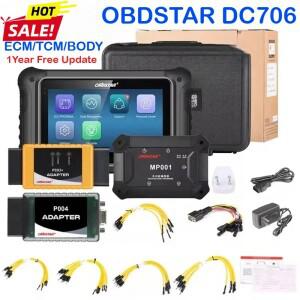 OBDSTAR DC706 ECU 도구 풀 버전 ECM+TCM+BODY MP001+P003 복제 OBD OR 벤치 지원 차량 및 바이크 오토바이