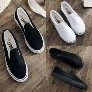 남여공용 커플화 슬립온 단화 데일리 캐주얼 슈즈 여자신발