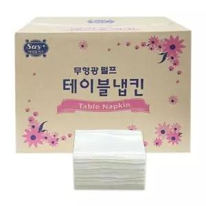 세이플러스 테이블 무형광 냅킨 70매X60밴드 4200매