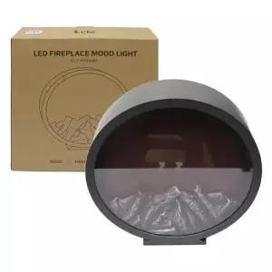 IS-SA 아이클 LED 불멍 무드등 라운드형
