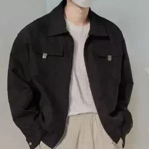 [RIZPICK]남성용 오버핏 와이드 가슴포켓 바람막이 야상 점퍼 가을 캐주얼
