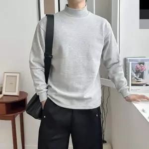 [RIZPICK]겨울 목폴라 목티 남성 데일리 기본티 폴라티 이너 심플 기본티셔츠