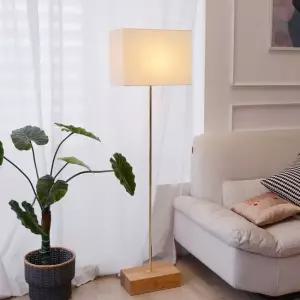 HD56-2LW 원목 직사각 장스탠드 카페 서재 플로어 장스탠드 조명등 무드등 침실등 거실조명