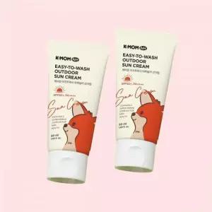 마더케이 케이맘 이지투워시 야외놀이 선크림 선밀크 50ml 2개세트 4312786