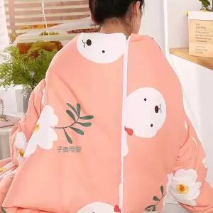 입는 이불 소매달린 소파 팔끼우는 겨울 극세사 담요