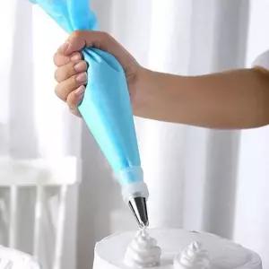 다회용 베이킹 짤주머니 케이크 베이킹 깍지 스테인레스 실리콘