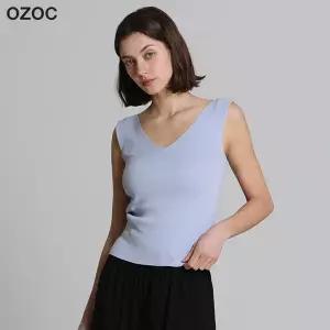[오조크(OZOC)] V넥 민소매 니트 (택가격: 56000원)
