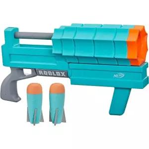 NERF 로블록스 샤크바이트 웹 런처 로켓 블래스터