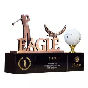 WL 이글패 남성 SSC02 브론즈 커팅 골프트로피 기념패 WFLRCI7