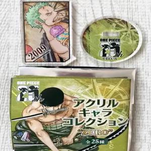 원피스 25주년 기념 아크릴 캐릭터 컬렉션 조로 스탠드 Acsta 2009