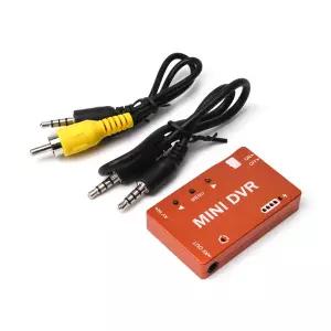 장난감 바퀴 미니 소형 FPV DVR 비디오 오디오 레코더 RC 멀티콥터 VR 고글 모니터용 내장 37V 400mah 배터
