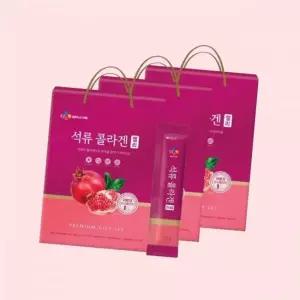 (CJ웰케어)자연건강 석류콜라겐 젤리 10g 40포 x 3개 4719056