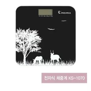 MZIW 자동 온오프 전자식 디지털 체중계 1070 블랙