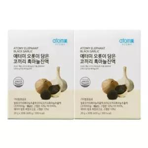 애터미 오롯이 담은 코끼리 흑마늘진액 600g(30포입) x 2개