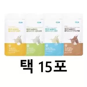 애터미 슬림바디 쉐이크 2.0 60g 4종 택15포 그레인 단호박 그린티 카카오