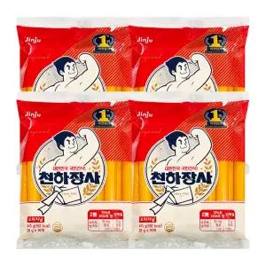 진주햄 천하장사 오리지날 소시지 448g ( 28g x 16개입 ) 4개 / 간식 소세지