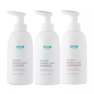 애터미 한방 3종 세트 샴푸 500ml + 컨디셔너 500ml + 바디클렌저 500ml
