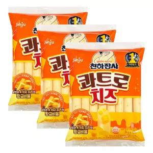 진주햄 천하장사 콰트로치즈 소시지 448g ( 28g x 16개입 ) 3개 / 간식 치즈소세지