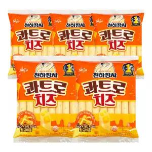 진주햄 천하장사 콰트로치즈 소시지 448g ( 28g x 16개입 ) 5개 / 간식 치즈소세지