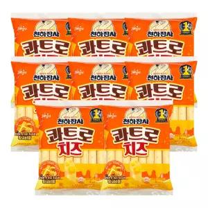 진주햄 천하장사 콰트로치즈 소시지 448g ( 28g x 16개입 ) 8개 / 간식 치즈소세지