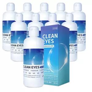 깨끗한아이 렌즈 세정액 360ml 10개 [세정제 세척액 보존액 촉촉한 용액 렌즈액]