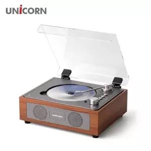 ( )유니콘 엔틱 레트로 블루투스 휴대용 무선CD플레이어 전용리모컨 MF 500CD