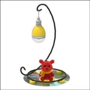 ( )LED 미러볼 조명 만들기 1인용 곰 캐릭터 목도리 테마 과학 체험 교구 키트