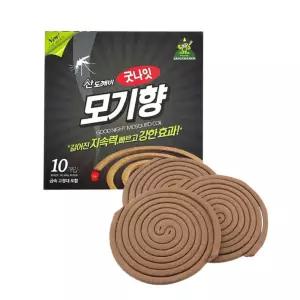 산도깨비 캠핑 효과빠른 강력 벌레 해충퇴치 킬파프 모기향 10개입 야외