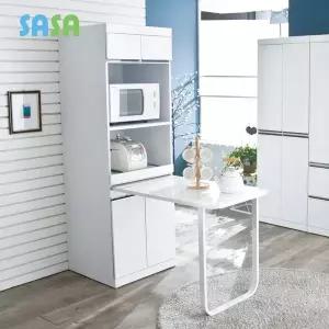 [SASA]사사가구 어반화이트 키큰 600 광파렌지대 수납식탁