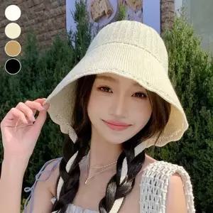 니트모자 여성모자 버킷햇 여자버킷햇